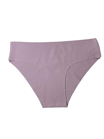 Kadın 3'lü Dikişsiz Lazer Kesim Iz Yapmaz Likralı Bikini Slip Külot