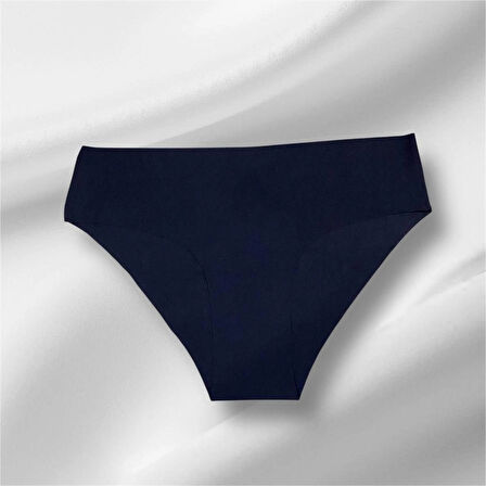 Kadın 3'lü Dikişsiz Lazer Kesim Iz Yapmaz Likralı Bikini Slip Külot