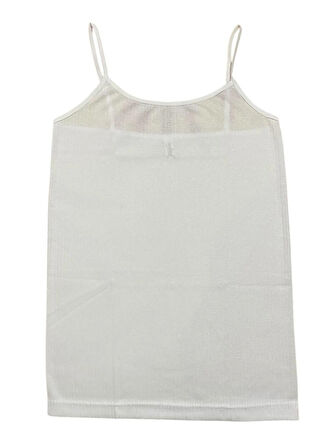 İp Askılı Fitilli Pamuklu Likralı Penye Kadın Atlet Ribana Kumaş 3'Lü Paket