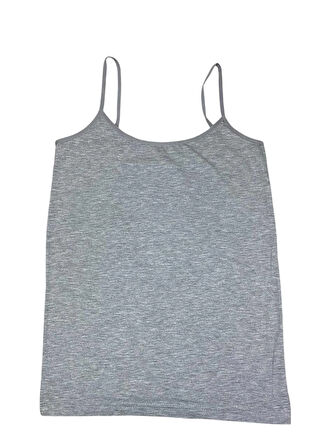 İp Askılı Düz Pamuklu Likralı Penye Kadın Atlet Ribana Kumaş 4'Lü Paket