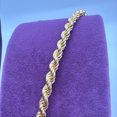 22 Ayar Altın Bileklik halat bi̇lekli̇k 5.49gr 18.5 CM Kadın Hediye