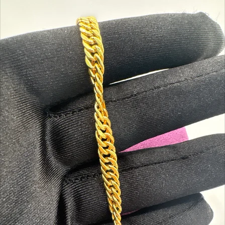 22 Ayar Altın Bileklik kartiyel bileklik 6.40gr 19.5 CM Kadın Hediye