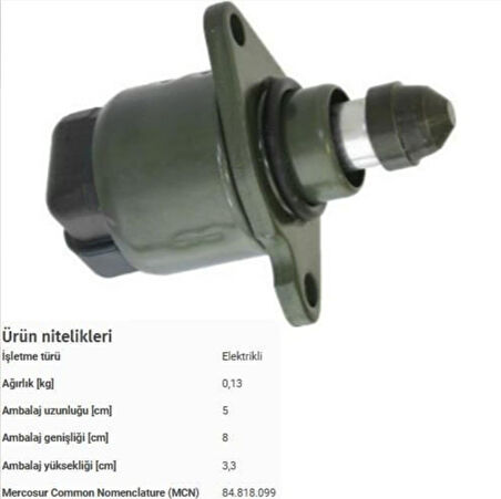 ROLANTİ AYAR VALF MOTORU 206-306-SAXO-XSARA PICASSO-XSARA TU5JP(1.6 8V)(B3100) F00099M100-0345.95