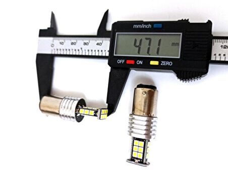 FEMEX P21W Non-Direction 1157 Çift Duy 3030 Chip 24smd Beyaz Led Ampul