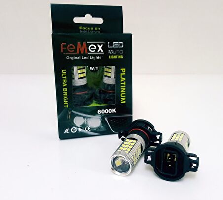 FEMEX PSX24W - H16  Sis Led Ampul Beyaz 1200LM Sis Farları İçin