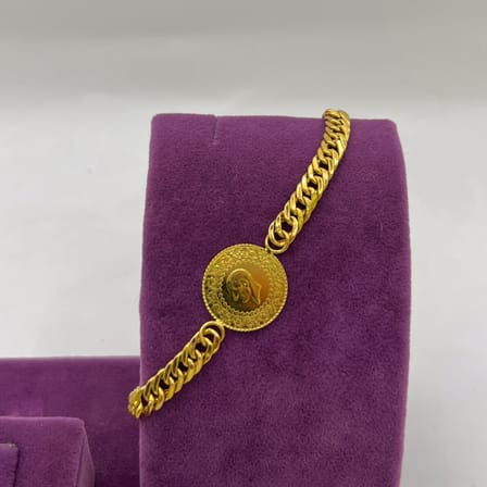 22 Ayar Altın Bileklik Çeyrekli 7.52gr Kadın Hediye