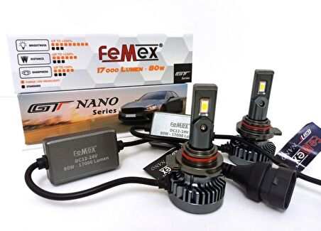 FEMEX GT NANO PRO 9012 Simsek Etkili Zenon CSP FORCE Chipset Led Xenon Led Headlight