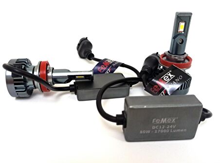 FEMEX GT NANO  H8/11 Simsek Etkili Zenon CSP FORCE Chipset Led Xenon Led Headlight