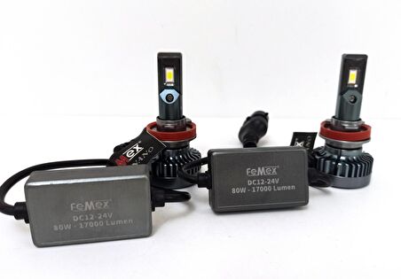 FEMEX GT NANO  H8/11 Simsek Etkili Zenon CSP FORCE Chipset Led Xenon Led Headlight