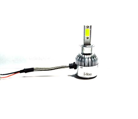SuperNova Buz Mavi H3 Simsek Etkili Zenon COB Led Xenon Led Headlight