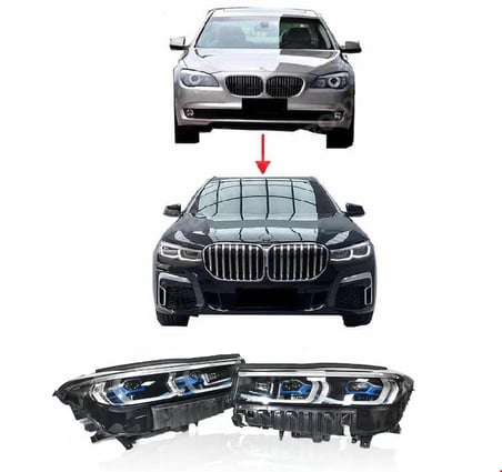 BMW - F01/F02 2009- İÇİN G11/G12 2019- LAZER FAR SETİ