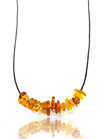 STONEAGE JEWELLERY Kehribar Antiallerjik Bayan Kolye