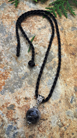 STONEAGE Alacataş Doğal Taş Kolye