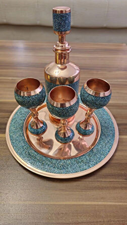 Bakır Şarap Kadehi (El Yapımı)