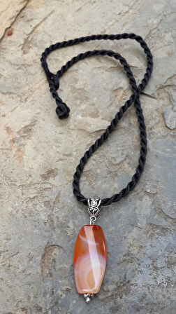 STONEAGE JEWELLERY Jasper Doğal Taş Bayan Kolye