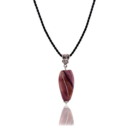 STONEAGE JEWELLERY Jasper Doğal Taş Bayan Kolye