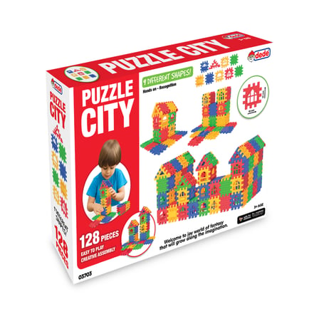 MiniklabToys 03703 Puzzle City 128 Parça