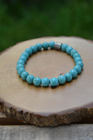 STONEAGE Turkuaz Doğal Taş Unisex Bileklik