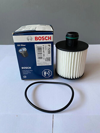 Bosch F026407259 Yağ Filtresi OPEL CORSA E 1.3 CDTI DOBLO EGEA 1.3 JTD Multijet JTDM EURO5 68357879AA 1631226580 55261437 55502095 6000626025 95525299
