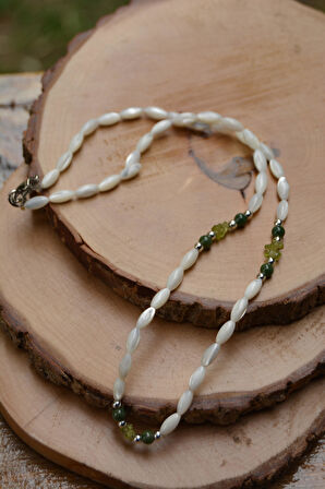 STONEAGE JEWELLERY Özel Tasarım Sedef Kadın Kolye