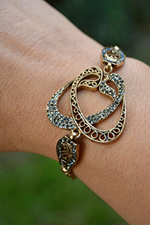 STONEAGE JEWELLERY Çift Vav Kadın Otantik Bileklik