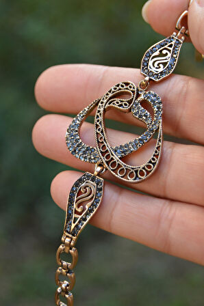 STONEAGE JEWELLERY Çift Vav Kadın Otantik Bileklik