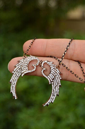 STONEAGE Pırlanta Melek Kanadı Kolye