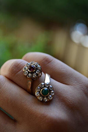 STONEAGE Papatya Ayarlanabilir Kadın Yüzük