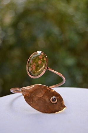 STONEAGE JEWELLERY Unakit Taşlı Tasarım Bileklik