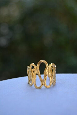 STONEAGE Özel Tasarım Ayarlanabilir Kadın Yüzük