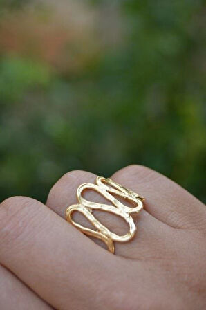 STONEAGE Özel Tasarım Ayarlanabilir Kadın Yüzük