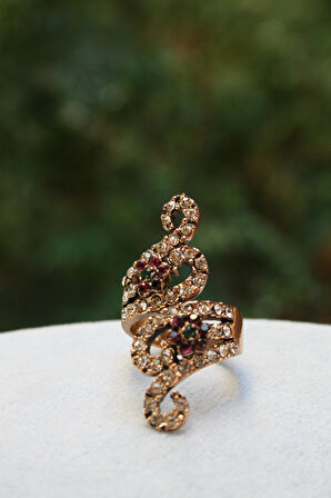 STONEAGE Kadın Yüzük Ayarlanabilir Sarmaşık Model Kaliteli Bronz