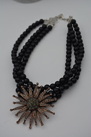 STONEAGE Kadın Güneş Kolye Özel Tasarım