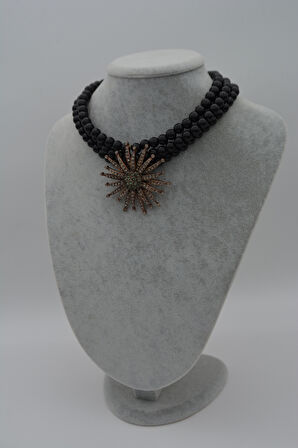 STONEAGE Kadın Güneş Kolye Özel Tasarım