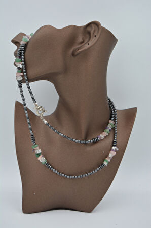 STONEAGE En Sevilen Taşlardan Gemici Kilitli Şifa Kolyesi