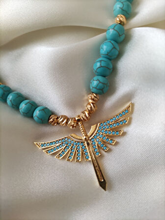 STONEAGE Mikail in Kılıcı Şifa Kolyesi