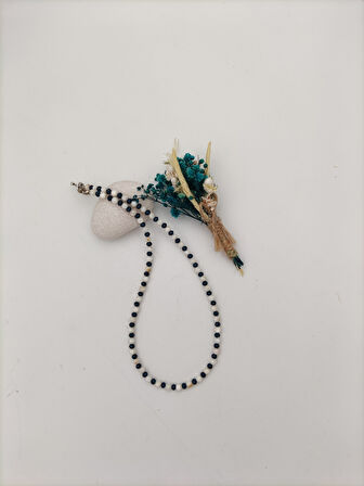 STONEAGE Şifa Kolyesi Sedef ve Çek Kristali