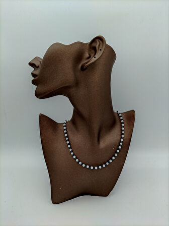 STONEAGE Şifa Kolyesi Sedef ve Çek Kristali