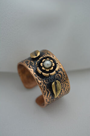 STONEAGE ÖZEL TASARIM İNCİLİ YÜZÜK