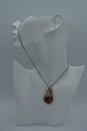 STONEAGE KAPLANGÖZÜ TAŞLI ÖZEL TASARIM KOLYE