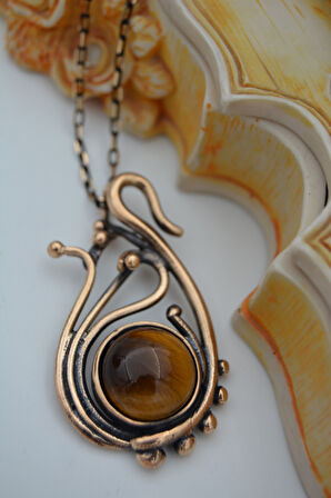 STONEAGE KAPLANGÖZÜ TAŞLI ÖZEL TASARIM KOLYE