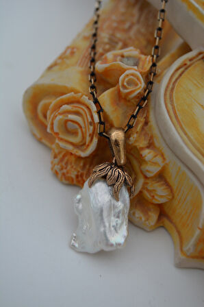 STONEAGE BAROK İNCİ KOLYE