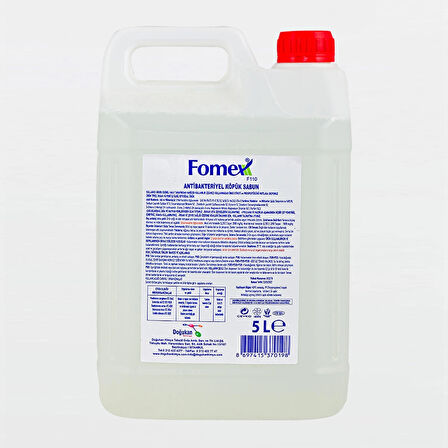 F110 Antibakteriyel Köpük Sabun pH 5.5 5 KG