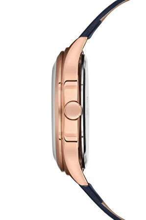 Lacivert Deri Kordon Erkek Kol Saati F11090b-t