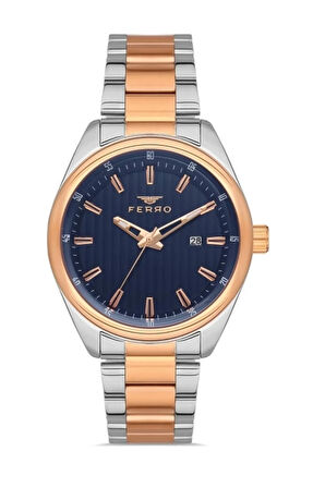 Sarı Çelik Kordon Erkek Kol Saati F11240A-D2