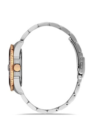 Rose Ve Gümüş Çelik Kordon Erkek Kol Saati F11253a-e2 F11253a-e2