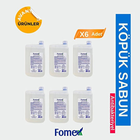 F113 Antibakteriyel Köpük Sabun 1000 ml 6 Adet
