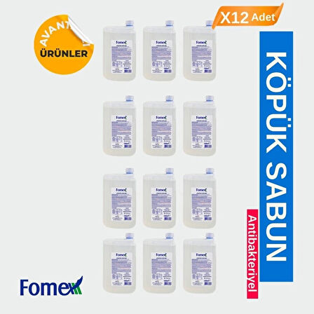 F113 Antibakteriyel Köpük Sabun 1000 ml 12 Adet