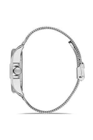 Gümüş Hasır Kordon Erkek Kol Saati F11332c-a3