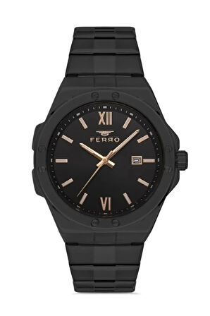 F11357a-g Çelik Kordon Erkek Kol Saati